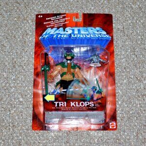 2002 Mattel Masters of the Universe 200x Tri-Klops Figure MOC New MOTU He-Man